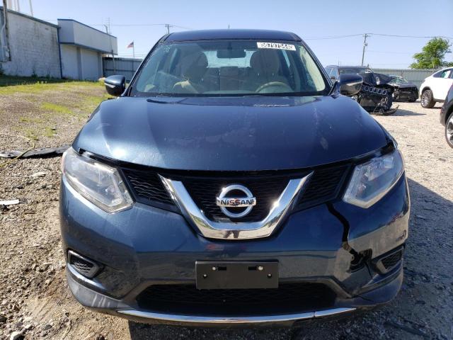 KNMAT2MV9FP581401 - 2015 NISSAN ROGUE S BLUE photo 5