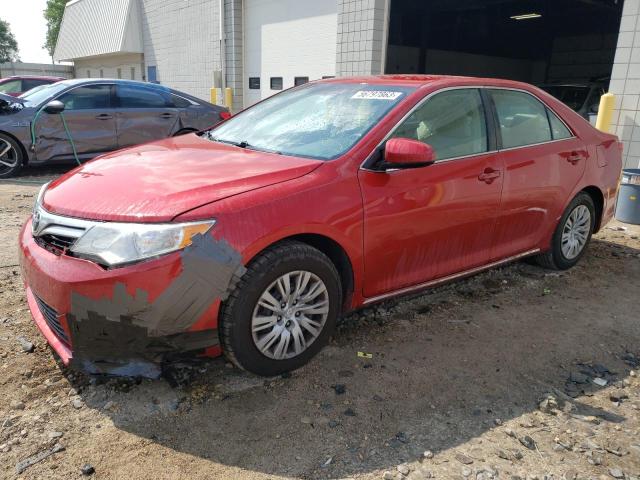 4T1BF1FKXDU654973 - 2013 TOYOTA CAMRY L RED photo 1