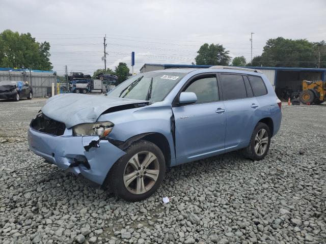 JTEDS43A582067521 - 2008 TOYOTA HIGHLANDER SPORT BLUE photo 1