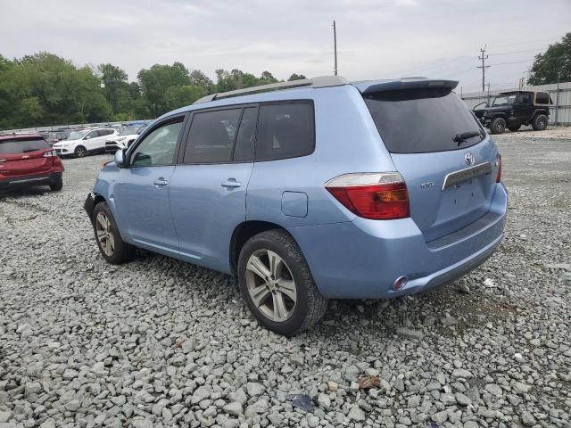 JTEDS43A582067521 - 2008 TOYOTA HIGHLANDER SPORT BLUE photo 2