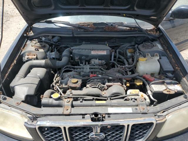 JF1SF65682H715156 - 2002 SUBARU FORESTER S BLACK photo 11