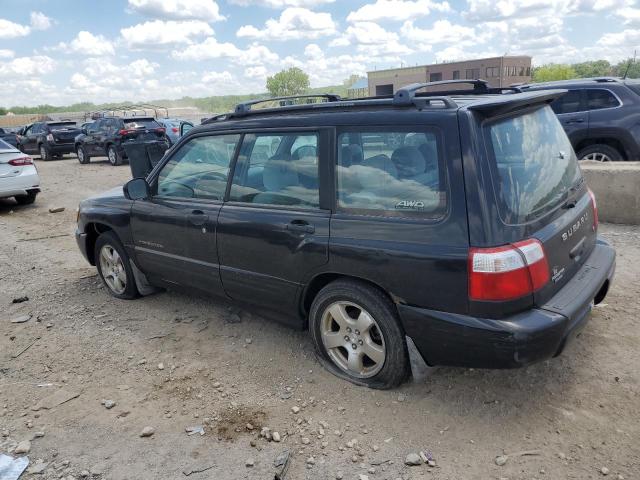 JF1SF65682H715156 - 2002 SUBARU FORESTER S BLACK photo 2