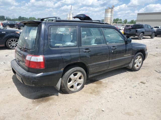 JF1SF65682H715156 - 2002 SUBARU FORESTER S BLACK photo 3