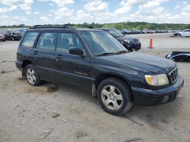 JF1SF65682H715156 - 2002 SUBARU FORESTER S BLACK photo 4