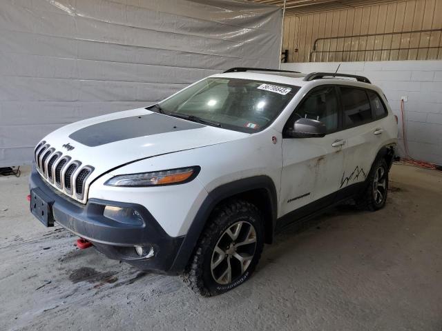 1C4PJMBS6EW111528 - 2014 JEEP CHEROKEE TRAILHAWK WHITE photo 1