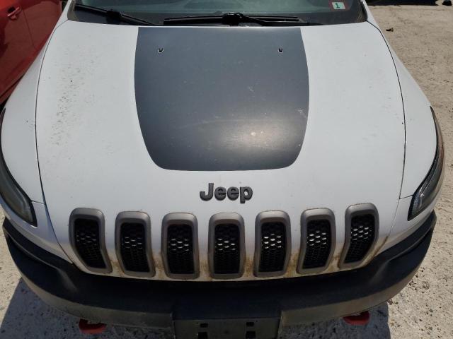1C4PJMBS6EW111528 - 2014 JEEP CHEROKEE TRAILHAWK WHITE photo 12