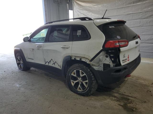 1C4PJMBS6EW111528 - 2014 JEEP CHEROKEE TRAILHAWK WHITE photo 2