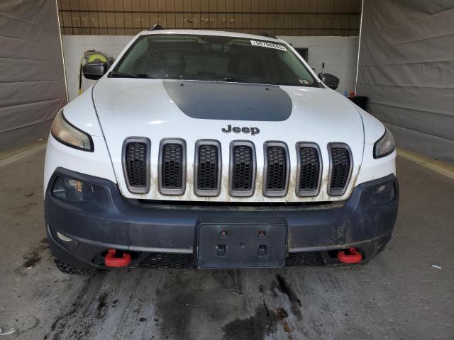 1C4PJMBS6EW111528 - 2014 JEEP CHEROKEE TRAILHAWK WHITE photo 5