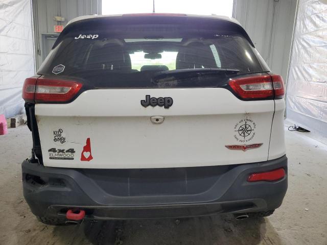 1C4PJMBS6EW111528 - 2014 JEEP CHEROKEE TRAILHAWK WHITE photo 6