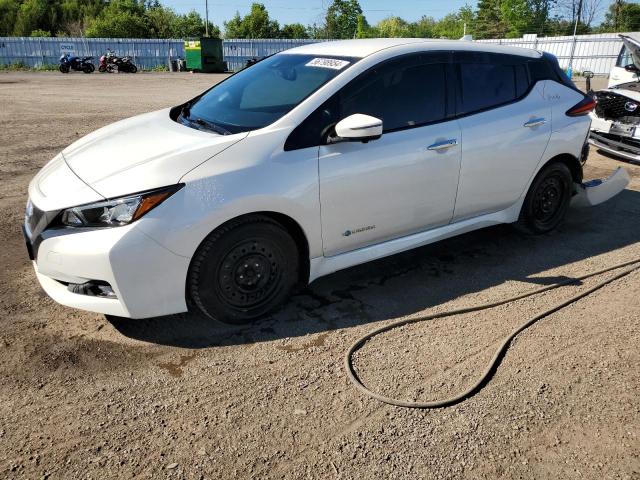 1N4AZ1CP3JC313963 - 2018 NISSAN LEAF S WHITE photo 1