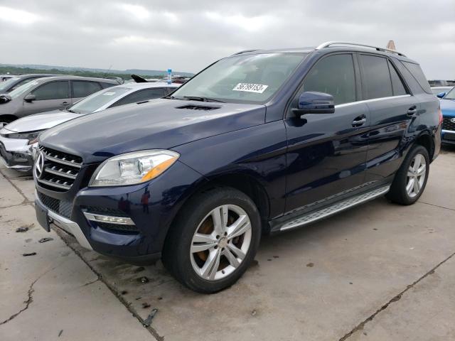 4JGDA5HB0DA159565 - 2013 MERCEDES-BENZ ML 350 4MATIC BLUE photo 1
