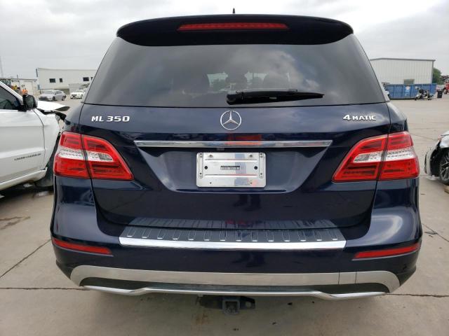 4JGDA5HB0DA159565 - 2013 MERCEDES-BENZ ML 350 4MATIC BLUE photo 6