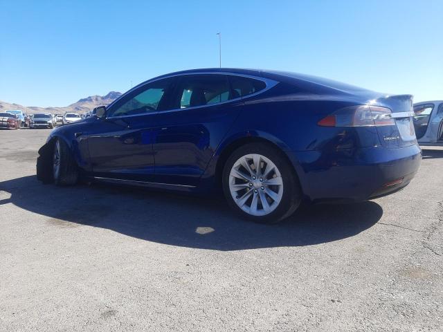 5YJSA1E25HF222360 - 2017 TESLA MODEL S BLUE photo 2