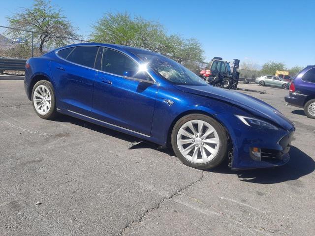 5YJSA1E25HF222360 - 2017 TESLA MODEL S BLUE photo 4