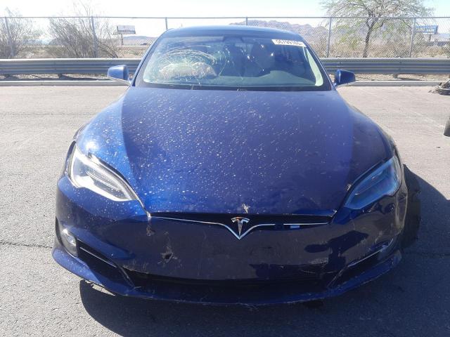 5YJSA1E25HF222360 - 2017 TESLA MODEL S BLUE photo 5