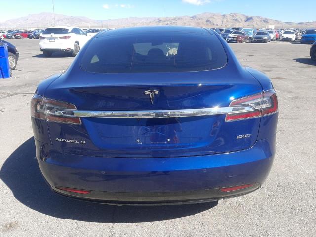 5YJSA1E25HF222360 - 2017 TESLA MODEL S BLUE photo 6