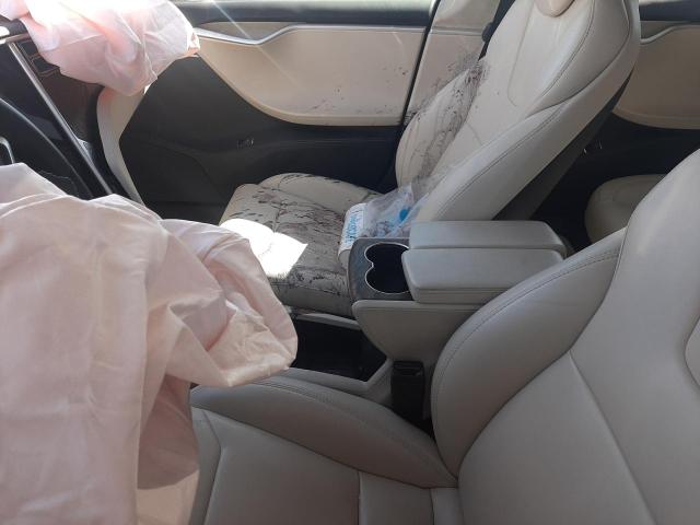 5YJSA1E25HF222360 - 2017 TESLA MODEL S BLUE photo 7