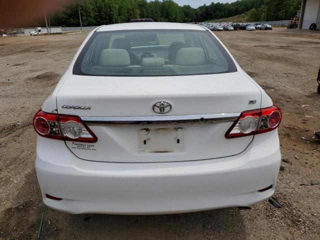 2T1BU4EE0DC014081 - 2013 TOYOTA COROLLA BASE WHITE photo 6