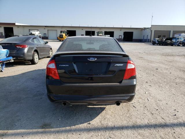 3FAHP0KC4CR175755 - 2012 FORD FUSION SPORT BLACK photo 6