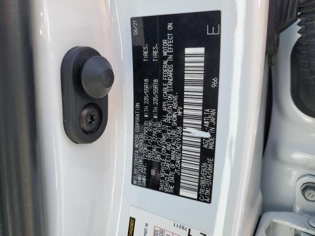 JTJSARBZ1M2197368 - 2021 LEXUS NX 300 BASE თეთრი ფოტო 13