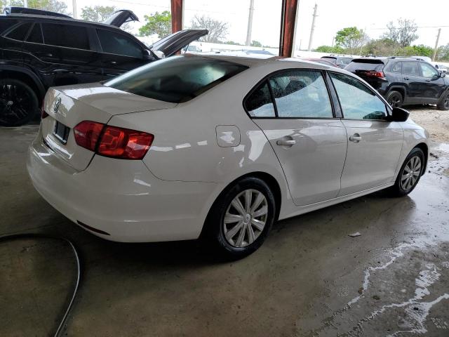 3VW2K7AJ5CM357708 - 2012 VOLKSWAGEN JETTA BASE 白色 照片 3