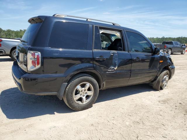 5FNYF28516B020958 - 2006 HONDA PILOT EX BLACK photo 3