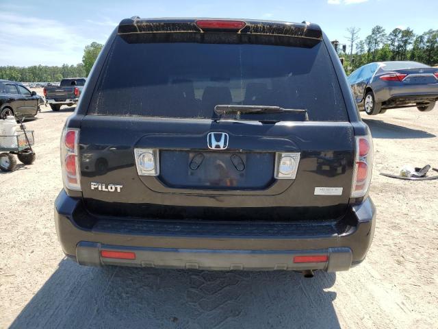 5FNYF28516B020958 - 2006 HONDA PILOT EX BLACK photo 6