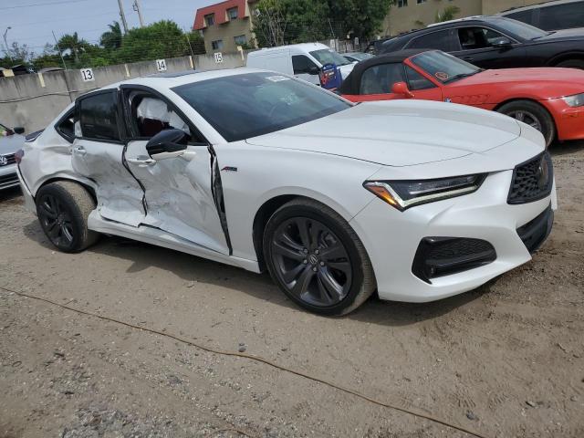 19UUB5F59MA015660 - 2021 ACURA TLX TECH A WHITE photo 4