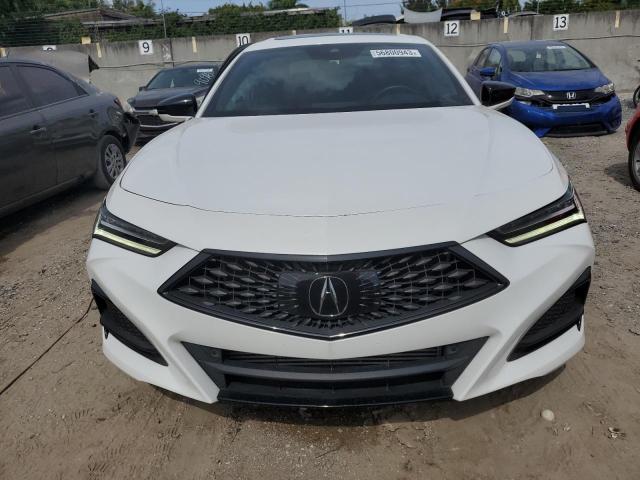 19UUB5F59MA015660 - 2021 ACURA TLX TECH A WHITE photo 5