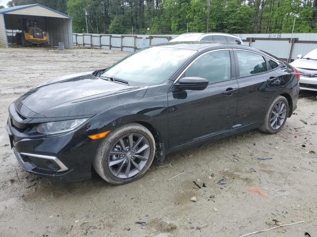 19XFC1F7XKE206741 - 2019 HONDA CIVIC EXL GRAY photo 1