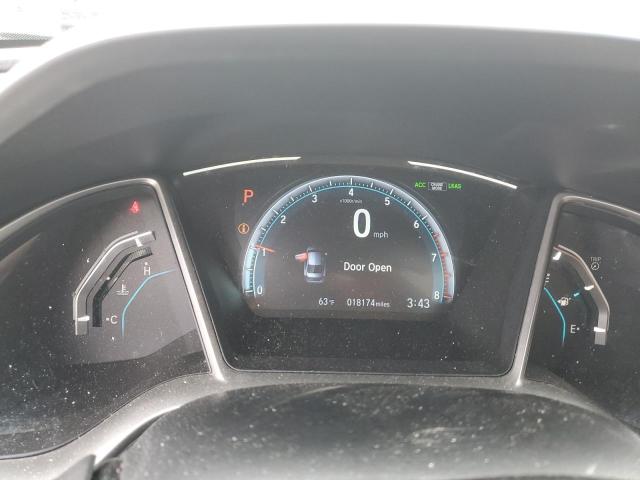 19XFC1F7XKE206741 - 2019 HONDA CIVIC EXL GRAY photo 9