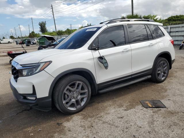 5FNYF8H5XPB001801 - 2023 HONDA PASSPORT EXL WHITE photo 1