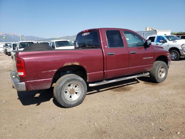 1D7KU28D43J664810 - 2003 DODGE RAM 2500 ST BURGUNDY photo 3