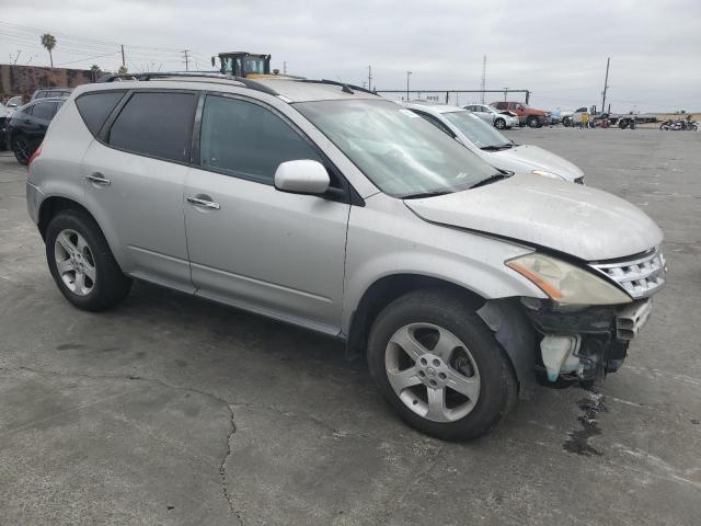 JN8AZ08T25W322396 - 2005 NISSAN MURANO SL SILVER photo 4