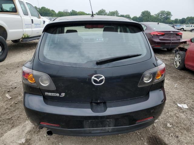 JM1BK143941143137 - 2004 MAZDA 3 HATCHBACK BLACK photo 6