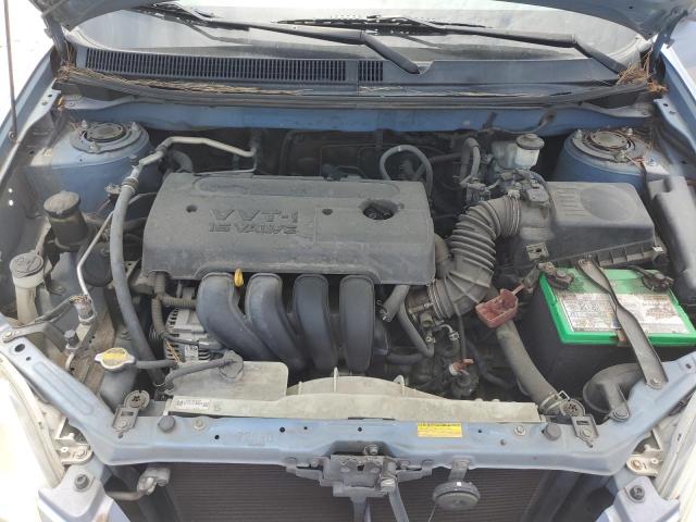 2T1KR30E28C708179 - 2008 TOYOTA COROLLA MA XR BLUE photo 11