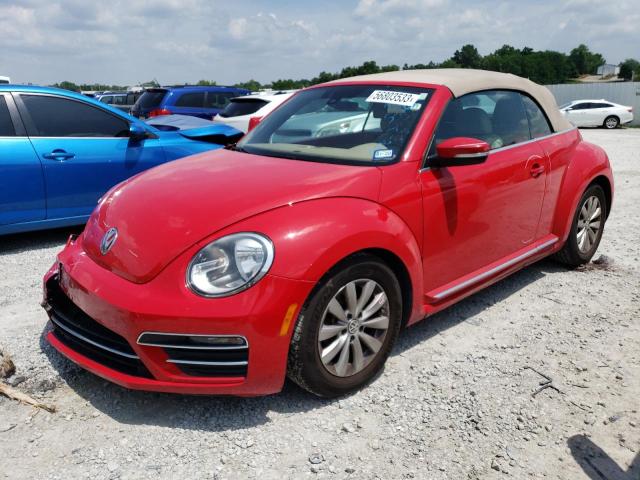 3VW517AT6HM806578 - 2017 VOLKSWAGEN BEETLE S/SE RED photo 1