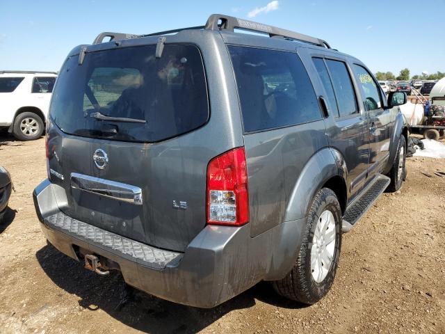 5N1AR18W77C614217 - 2007 NISSAN PATHFINDER LE ნაცრისფერი ფოტო 4