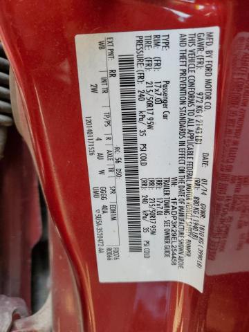 1FADP3K29EL254458 - 2014 FORD FOCUS SE RED photo 12