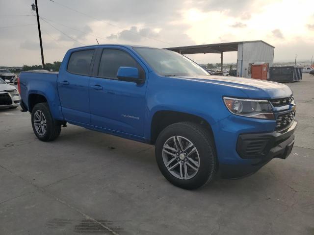 1GCGSBEA6M1272994 - 2021 CHEVROLET COLORADO BLUE photo 4