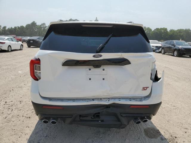 1FM5K8GC4PGA11434 - 2023 FORD EXPLORER ST WHITE photo 6