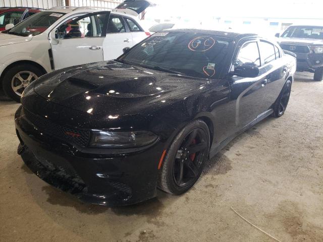 2C3CDXL99HH536669 - 2017 DODGE CHARGER SRT HELLCAT BLACK photo 2