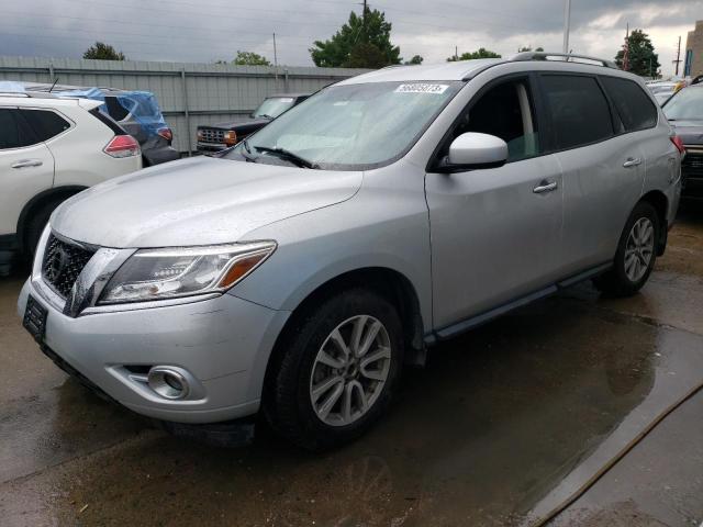 5N1AR2MMXFC695254 - 2015 NISSAN PATHFINDER S SILVER photo 1