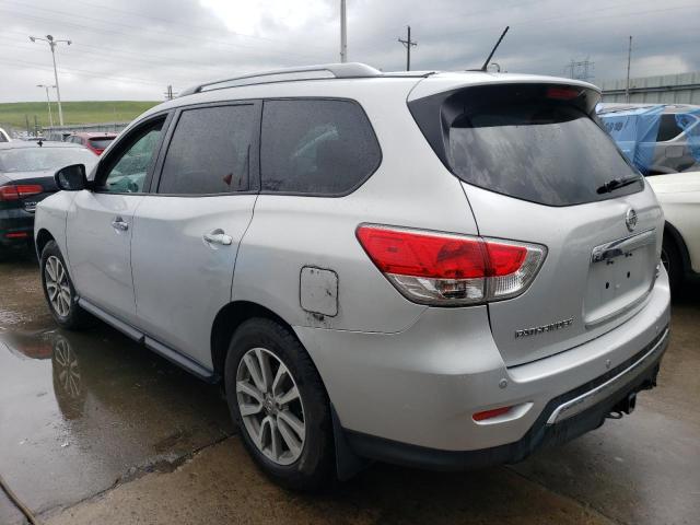 5N1AR2MMXFC695254 - 2015 NISSAN PATHFINDER S SILVER photo 2