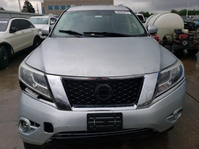 5N1AR2MMXFC695254 - 2015 NISSAN PATHFINDER S SILVER photo 5