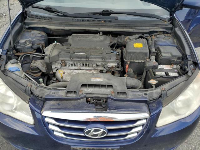 KMHDU4AD6AU160324 - 2010 HYUNDAI ELANTRA BLUE BLUE photo 11