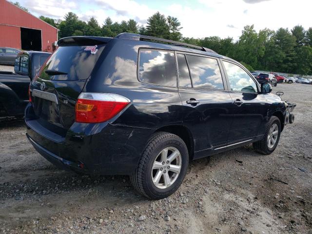 JTEDS41A382015467 - 2008 TOYOTA HIGHLANDER BLACK photo 3