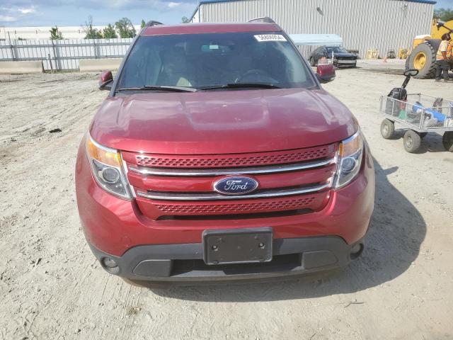 1FM5K7F84EGB48698 - 2014 FORD EXPLORER 4 LIMITED RED photo 5