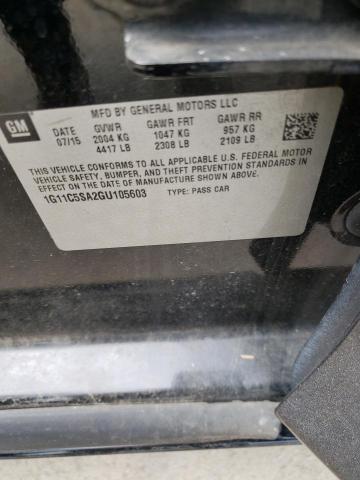 1G11C5SA2GU105603 - 2016 CHEVROLET MALIBU LIM LT 黑色 照片 12