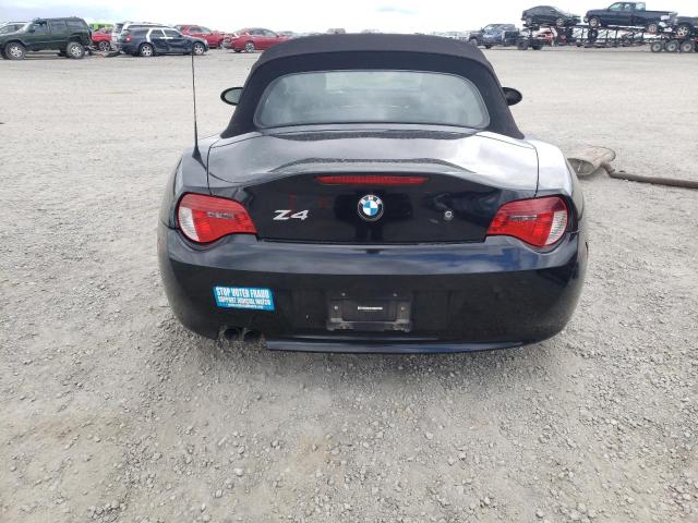 4USBU33517LW60153 - 2007 BMW Z4 3.0 BLACK photo 6